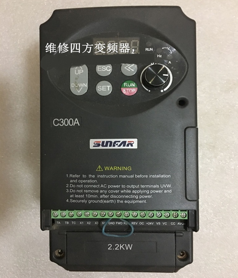 山東煙臺四方變頻器維修C300A-2S0022L SUNFAR C300A-2S0022L 2.2KW變頻器